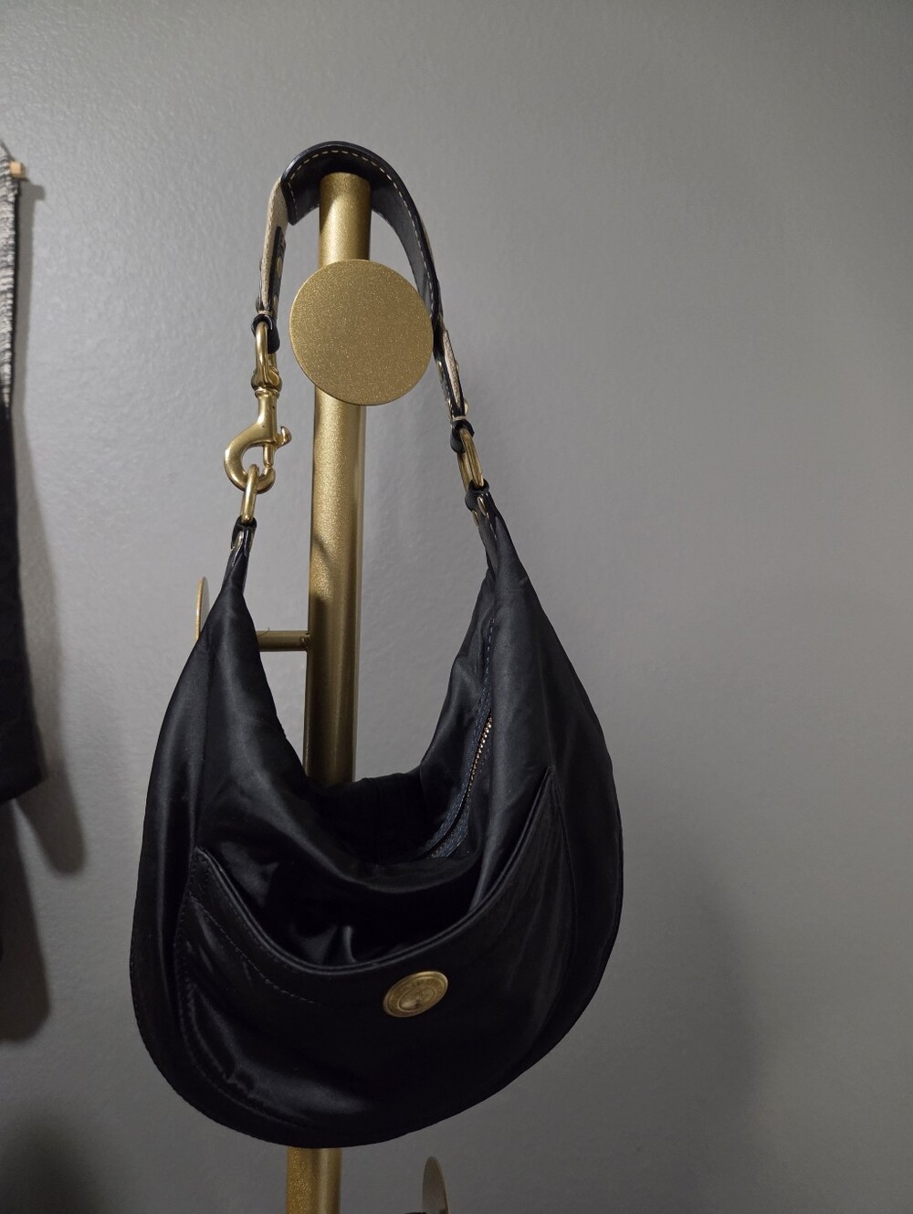 Coach Hamptons Satin Hobo Bag